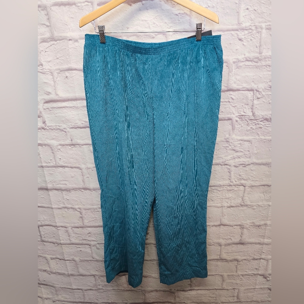 NWT Alfred Dunner Adirondack Trail French Terry Casual Pants Size 18P - Picture 5 of 7